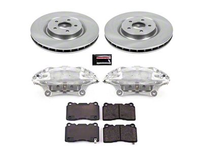 PowerStop OE Replacement Brake Rotor, Pad and Caliper Kit; Front (11-14 Mustang GT Brembo; 12-13 Mustang BOSS 302; 07-12 Mustang GT500)