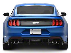 HDPE Rear Diffuser; Matte Black (18-23 Mustang GT; 19-23 Mustang EcoBoost w/ Active Exhaust)
