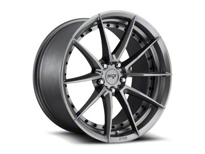 Niche Sector Gloss Anthracite Wheel; 20x9 (05-09 Mustang)