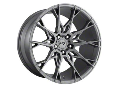Niche Staccato Matte Anthracite Wheel; 20x9 (15-23 Mustang GT, EcoBoost, V6)
