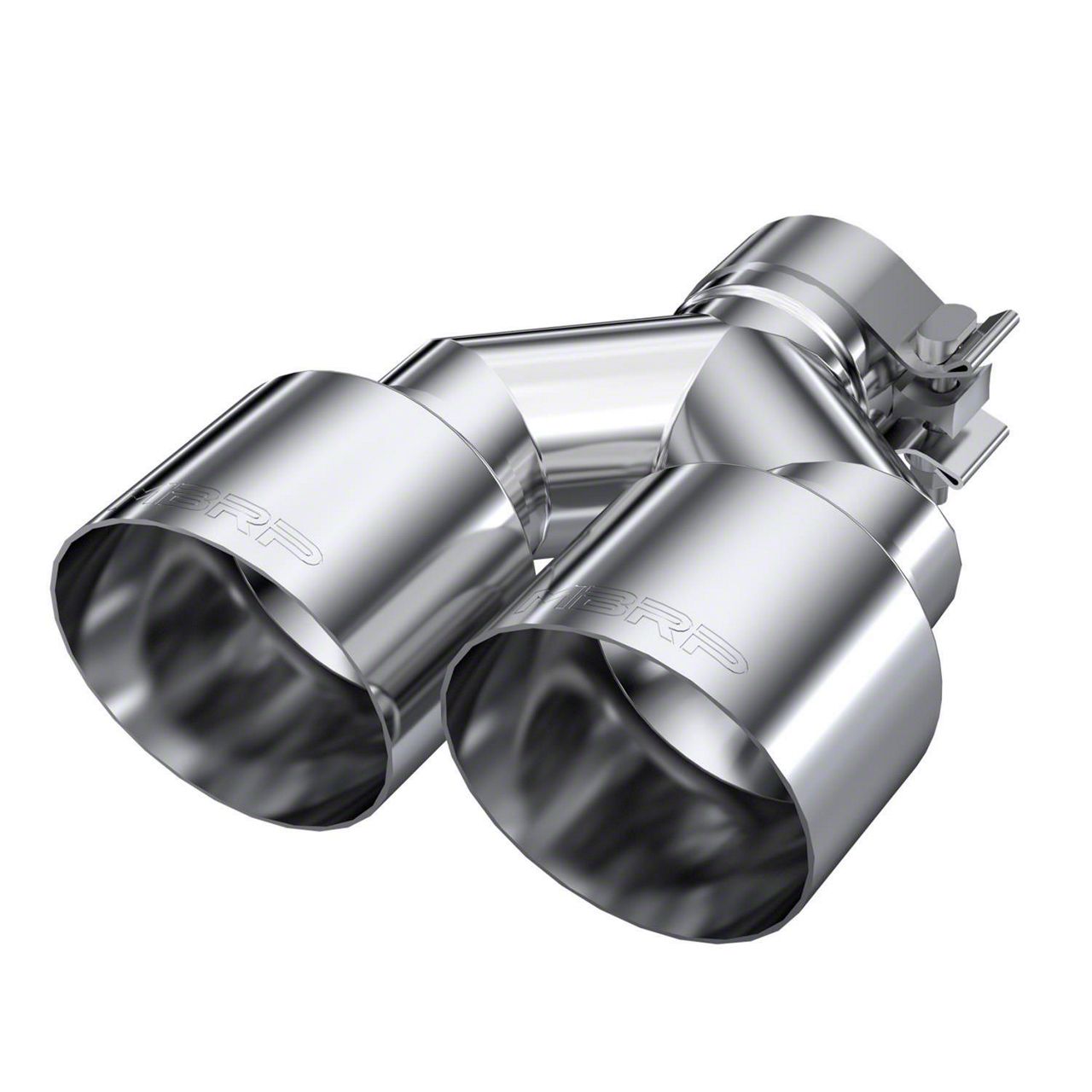 MBRP Challenger 4-Inch Dual Exhaust Tip; Polished T5177 (Fits 2.50-Inch ...