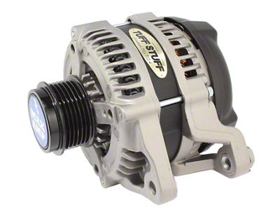 Tuff Stuff Performance Alternator with 6-Groove Pulley; 250 High AMP; Factory Cast (11-17 Mustang GT, V6)