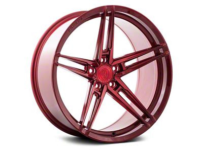 Rohana Wheels RFX15 Gloss Red Wheel; Rear Only; 20x10.5 (15-23 Mustang, Excluding GT500)