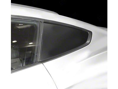 Side Rear Window Blackout Accent Decals; Matte Black (15-17 Mustang Fastback)