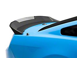 Drake Muscle Cars Wicker Bill Style Rear Spoiler; Satin Black (10-14 Mustang)