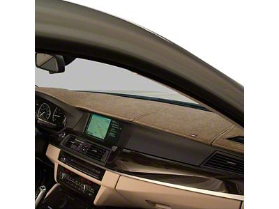Covercraft SuedeMat Custom Dash Cover; Beige (15-23 Mustang w/o Forward Collision Warning)