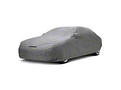 Covercraft Custom Car Covers 5-Layer Indoor Car Cover with Black Mustang Tri-Bar Logo; Gray (20-22 Mustang GT500 w/ Track Pack)