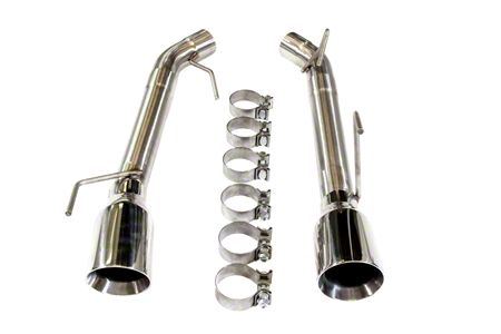 Mustang Muffler Delete Axle-Back Exhaust with Polished Tips (05-10 ...