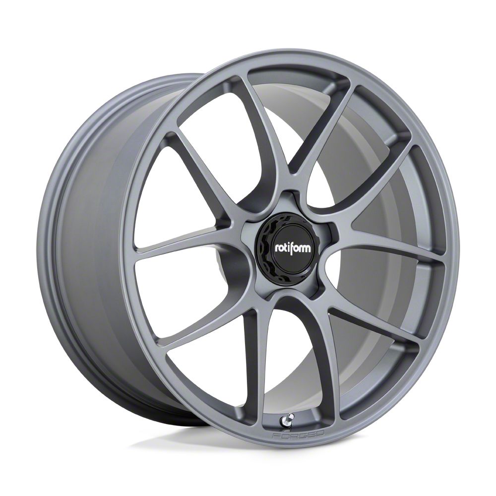 Rotiform LTN Satin Titanium Wheel; 20x9.5 (05-09 Mustang)