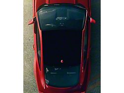 Roof Blackout Panel Decal; Gloss Black (15-23 Mustang Fastback)