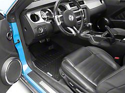 MMD TruShield Series Precision Molded Front Floor Liners; Black (11-14 Mustang Coupe)