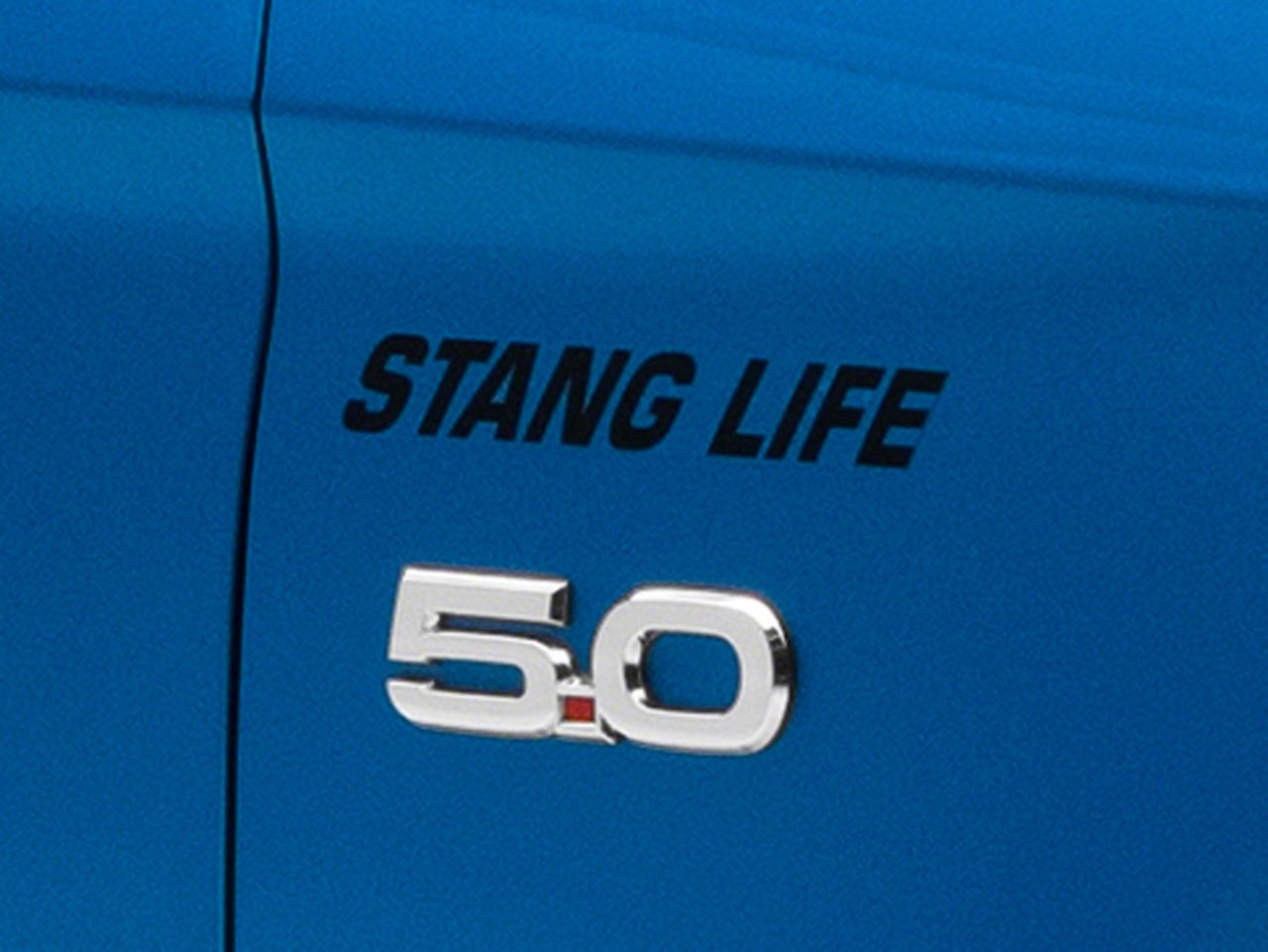 SpeedForm Stang Life Decal; Gloss Black