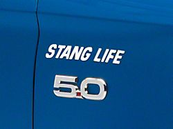 SpeedForm Stang Life Decal; White