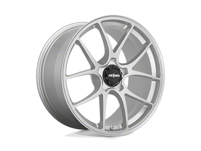 Rotiform LTN Gloss Silver Wheel; Rear Only; 20x10.5 (05-09 Mustang)