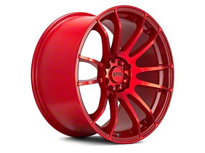 F1R F107 Candy Red Wheel; 17x8 (99-04 Mustang)