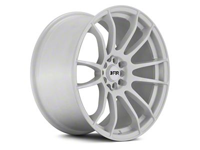 F1R F107 Matte White Wheel; 18x9.5 (94-98 Mustang)