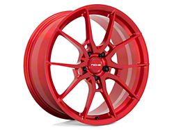 Niche Kanan Brushed Candy Red Wheel; 20x8.5 (05-09 Mustang)