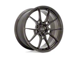 Niche Kanan Brushed Candy Smoke Wheel; Rear Only; 20x10 (05-09 Mustang)