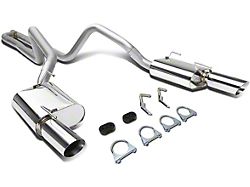 Cat-Back Exhaust System with Polished Tips (05-10 Mustang V6)