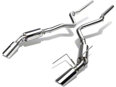 Cat-Back Exhaust System with Polished Tips (05-09 Mustang GT)