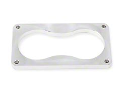 Holley Throttle Body Spacer for Sniper EFI Intake Manifolds; Silver (05-09 Mustang GT)