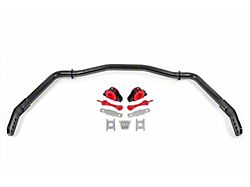 BMR 4-Hole Adjustable Front Sway Bar; Black Hammertone (05-14 Mustang)