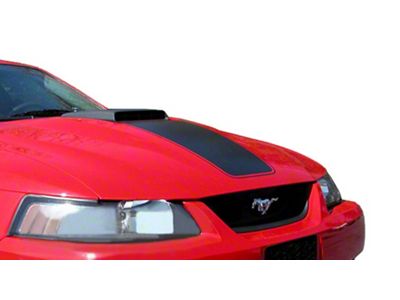 SpeedForm Mach 1 Hood Decal; Matte Black (03-04 Mustang Mach 1; 99-04 Mustang w/ CDC Shaker Systems)