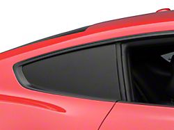SpeedForm Quarter Window Blackout; Matte Black (15-23 Mustang Fastback)
