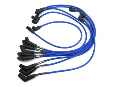 JBA 8mm Ignition Wires; Blue (79-93 5.0L Mustang)