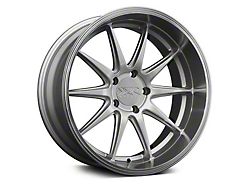 XXR 527D Silver with Machined Lip Wheel; Rear Only; 18x10.5 (94-98 Mustang)