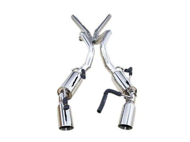Cat-Back Exhaust with Polished Tips (05-10 Mustang GT, GT500)