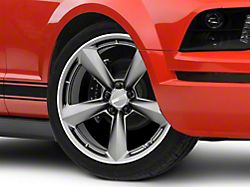 American Racing TTF Matte Anthracite with Machined Lip Wheel; 20x9.5 (15-23 Mustang GT, EcoBoost, V6)