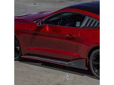 Full Aero Package; Textured Black (18-23 Mustang GT)