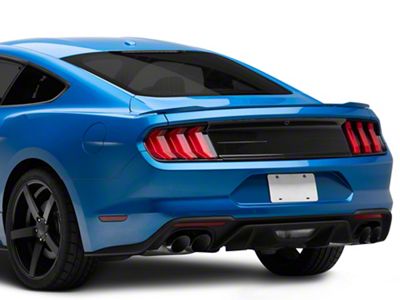 Cobra-Tek Decklid Panel; Gloss Black Carbon Fiber (18-23 Mustang)