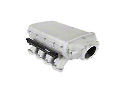 Holley EFI Ultra Lo-Ram Intake Manifold with 2015-2023 GT350/GT500 Throttle Body Mount; Satin (11-23 Mustang GT, GT350)