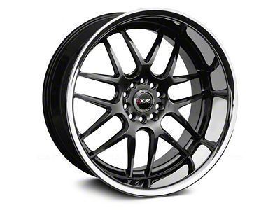 XXR 526 Chromium Black with Stainless Steel Chrome Lip Wheel; Rear Only; 20x10.5 (10-15 Camaro)