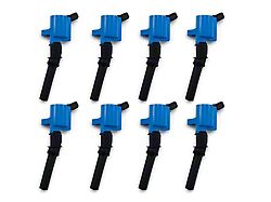 Top Street Performance Coil on Plug Ignition Coils; Blue (99-04 Mustang GT)