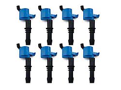 Top Street Performance Coil on Plug Ignition Coils; Blue (05-08 Mustang GT)
