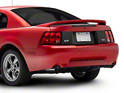 CDC Honeycomb Trim Decklid Panel with GT Logo; Black (99-04 Mustang)