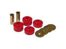 Front IRS Differential Bushing Kit; Red (99-04 Mustang)