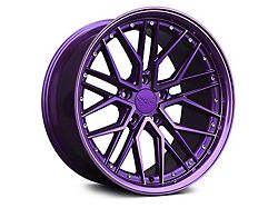 XXR 571 Diamond Cut Purple Wheel; Rear Only; 20x10.5 (15-23 Mustang GT, EcoBoost, V6)