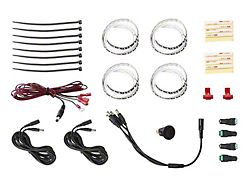 Diode Dynamics LED Footwell Kit; Blue; Set of Four (Universal; Some Adaptation May Be Required)