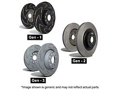 EBC Brakes BSD Slotted Rotors; Rear Pair (15-23 Mustang Standard EcoBoost, V6)