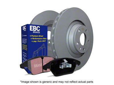 EBC Brakes Stage 20 Ultimax Brake Rotor and Pad Kit; Front and Rear (11-14 Mustang V6)