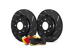EBC Brakes Stage 9 Yellowstuff Brake Rotor and Pad Kit; Front (11-14 Mustang Standard GT; 13-14 Mustang V6 w/ Performance Pack)