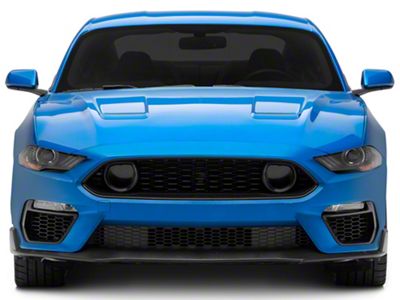 Mach 1 Style Front Bumper; Unpainted (18-23 Mustang GT, EcoBoost)