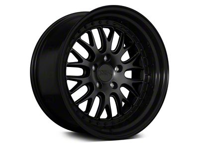 XXR 570 Flat Black with Gloss Black Lip Wheel; Rear Only; 20x10.5 (10-14 Mustang)