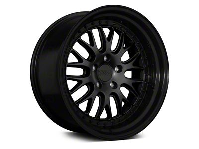 XXR 570 Flat Black with Gloss Black Lip Wheel; Rear Only; 20x10.5 (15-23 Mustang GT, EcoBoost, V6)