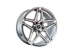 Heritage Wheel EBISU MonoC Silver Wheel; 18x8.5 (10-14 Mustang Standard GT, V6)
