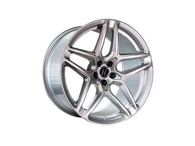 Heritage Wheel EBISU MonoC Silver Wheel; 18x9.5 (05-09 Mustang GT, V6)